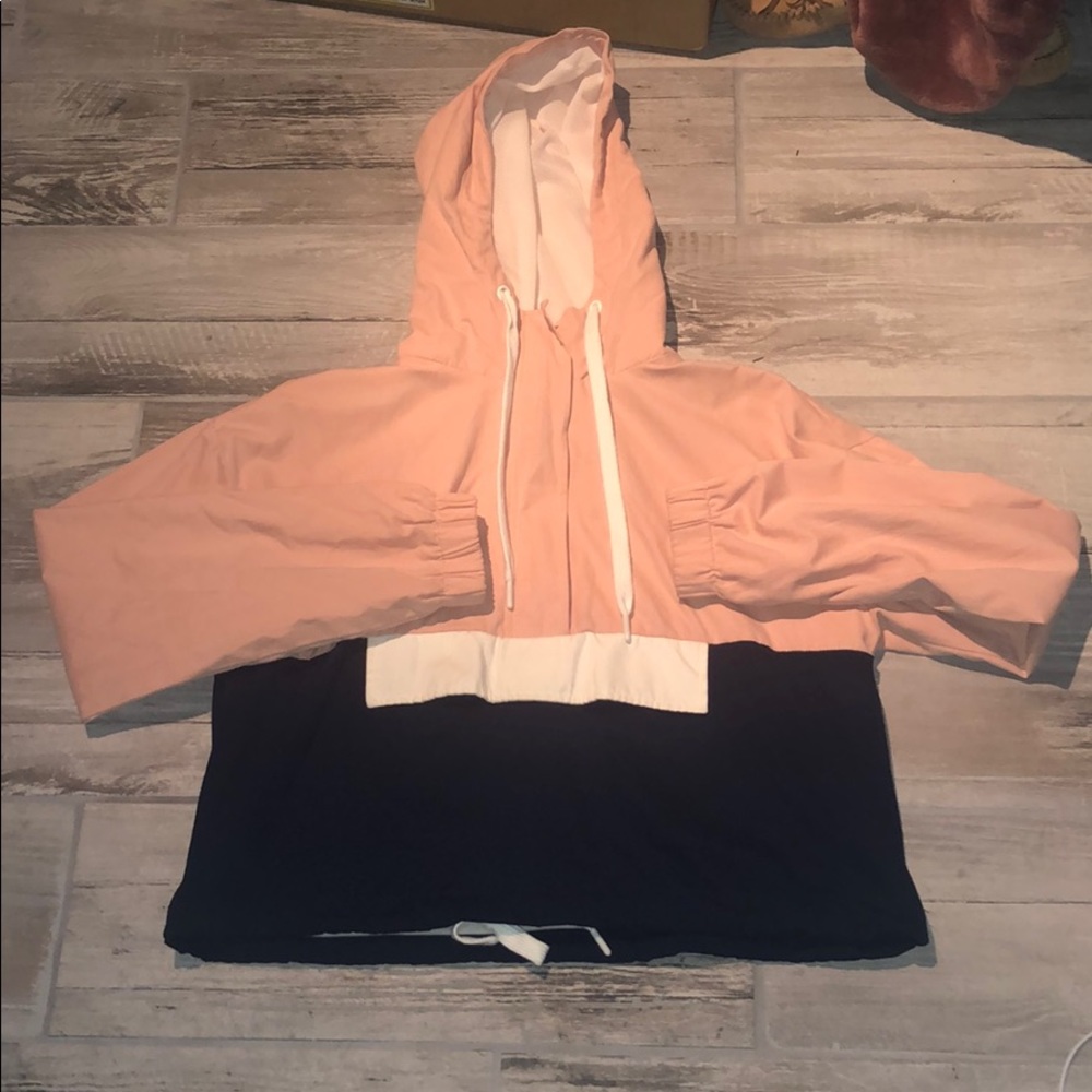 Cropped Half Zip Windbreaker